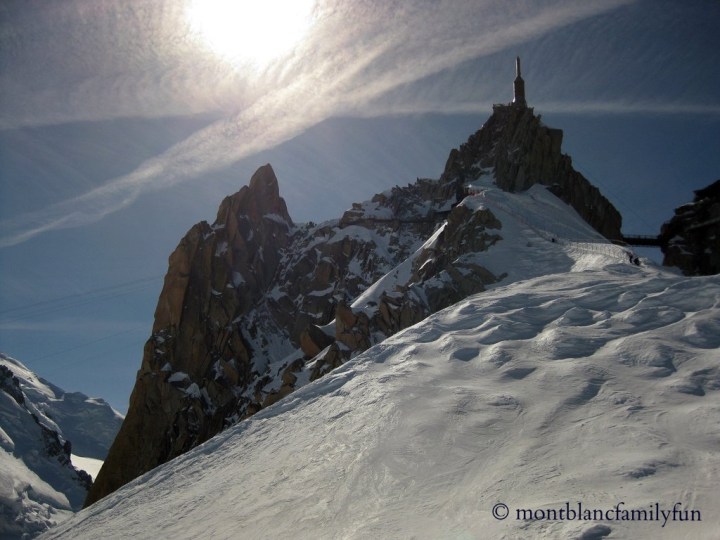 The Aiguille du Midi from la Vallée Blanche