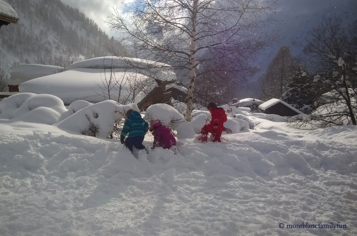 Fun in the snow at La Vormaine