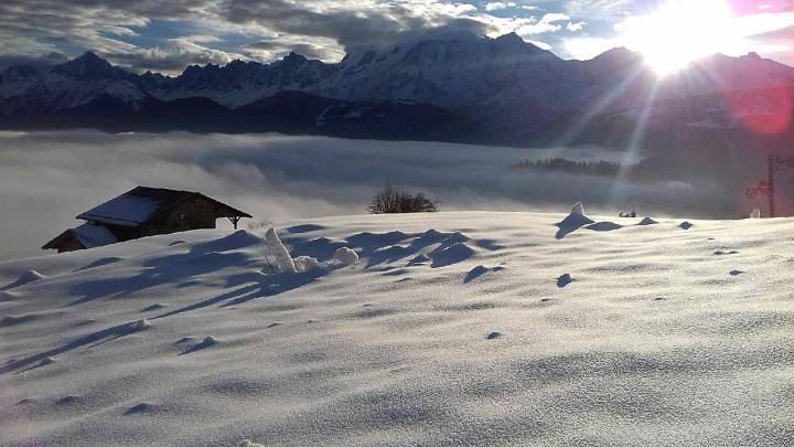 Morning view on Darbelin, Cordon © cordon.fr