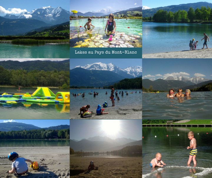 Swimming lakes au Pays du Mont-Blanc © montblancfamilyfun.com